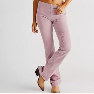We The Free Jenny High-Rise Cord Slim Flare Jeans Fig Size 29